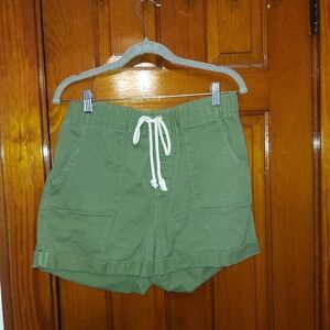 No Boundaries Olive Women's Cargo Shorts